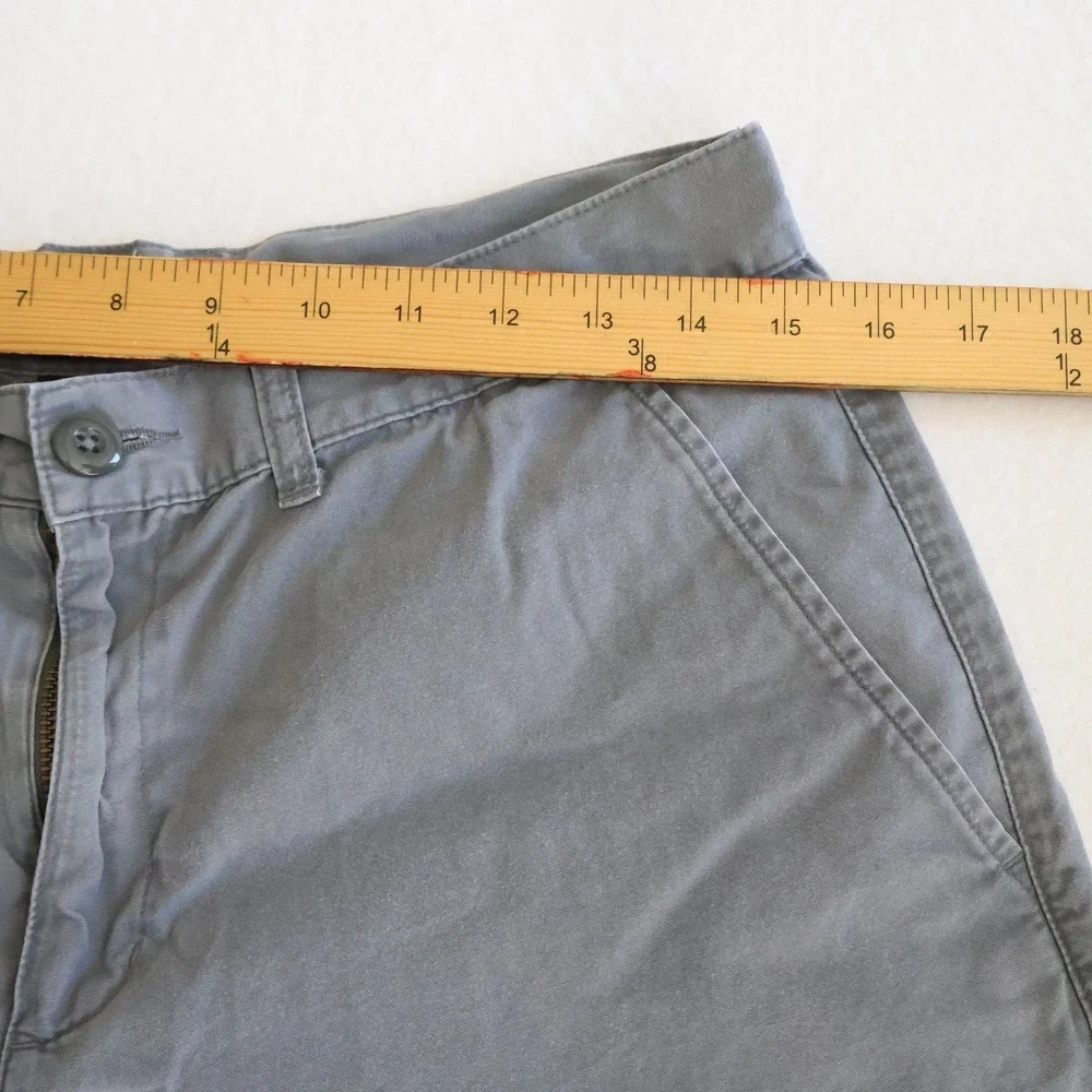 Patagonia Men's Organic Cotton Stand Up Shorts Grey Size 32 Outdoor Hiking